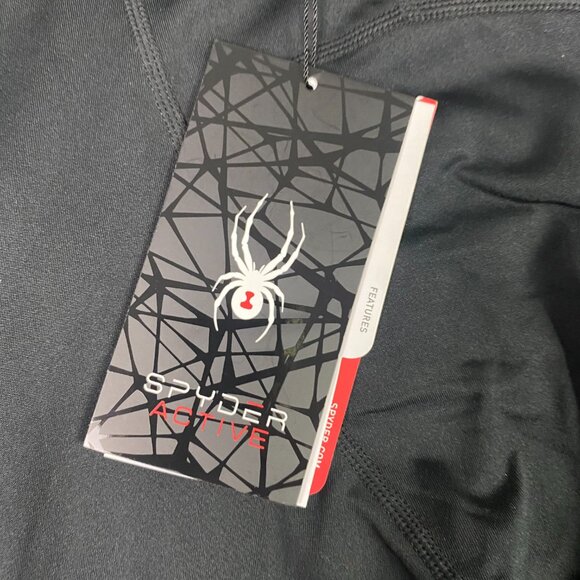 Spyder Active ProWeb Stretch Baselayer Pants Tights Men's Medium Running Hiking - Picture 4 of 16